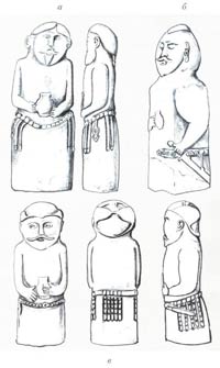 Древнетюркские скульптуры из Тывы